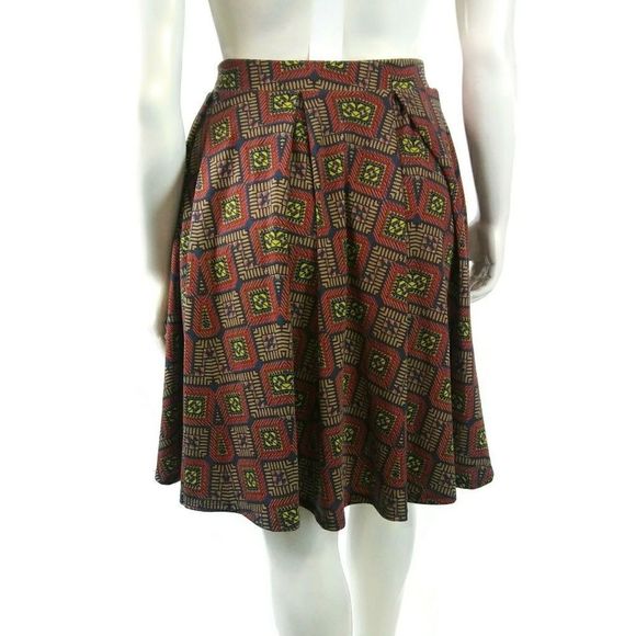Womens Small Lularoe Madison Pleated Skirt - Picture 4 of 6